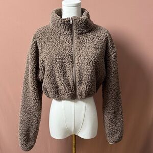 SKIMS Teddy Jacket in Cozy Brown